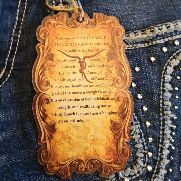 NWT Trinity Ranch Women's 5 Blue Boot Cut Jeans - Picture 8 of 16